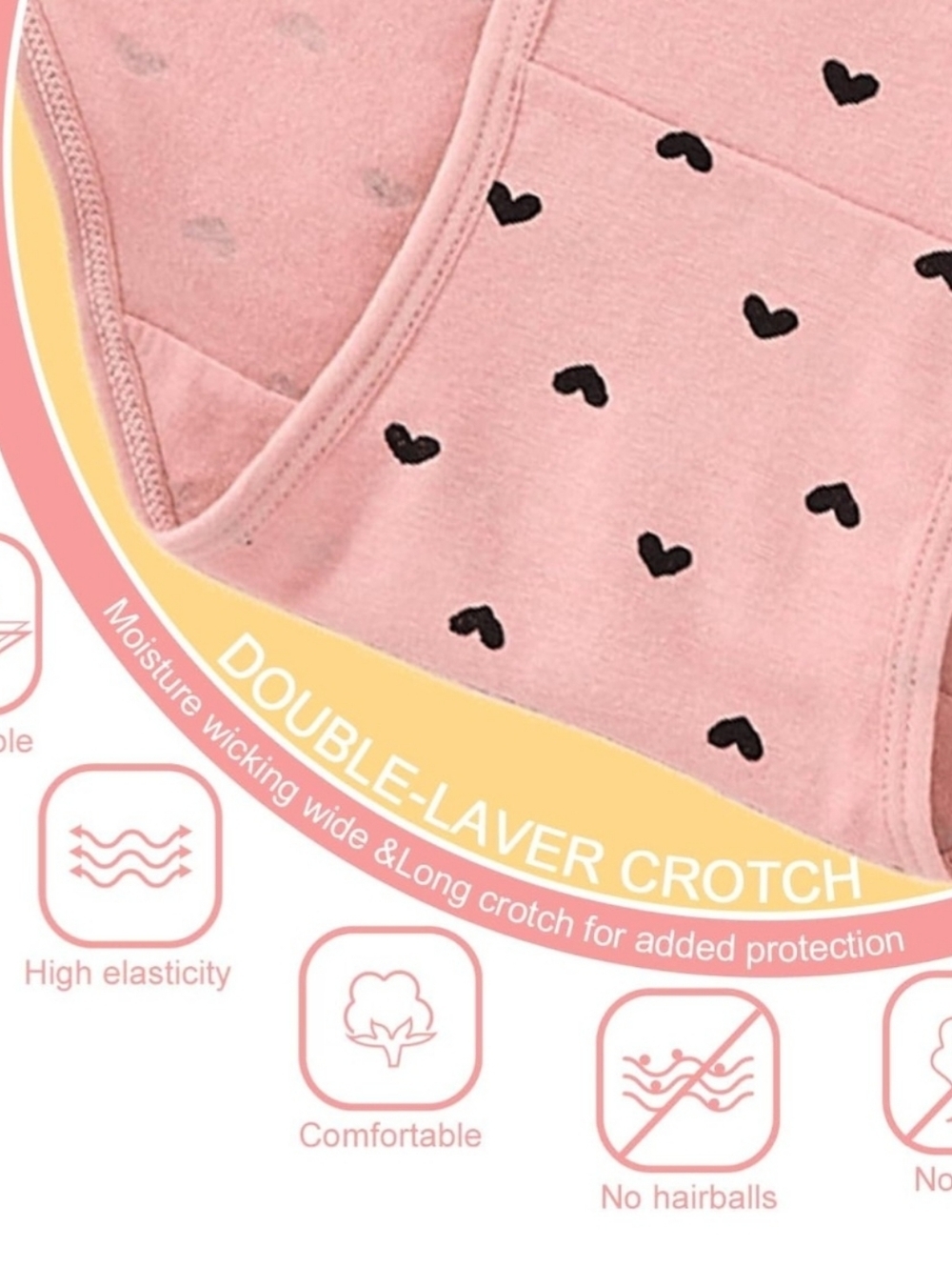 NWT Plus Size XL Cotton High Waist Briefs 6 Pack Tummy Control Underwear Set - Picture 2 of 5